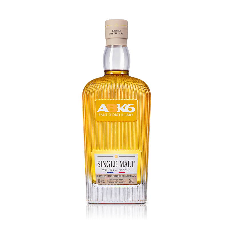 abk6 family distillery single malt whisky de france 46% small batch selection rye & bourbon casks